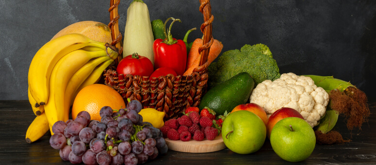 Fruits and vegetables